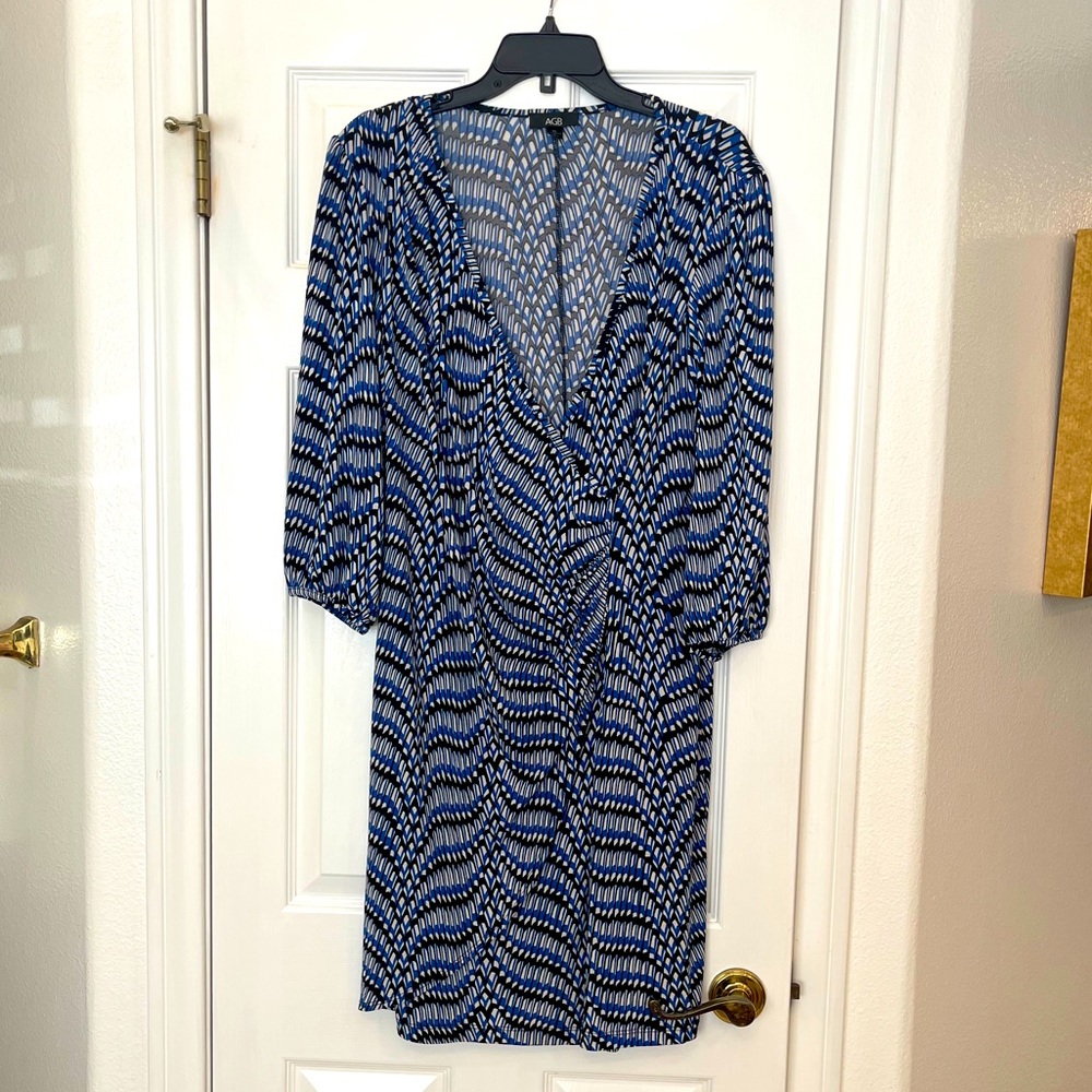 Faux wrap dress